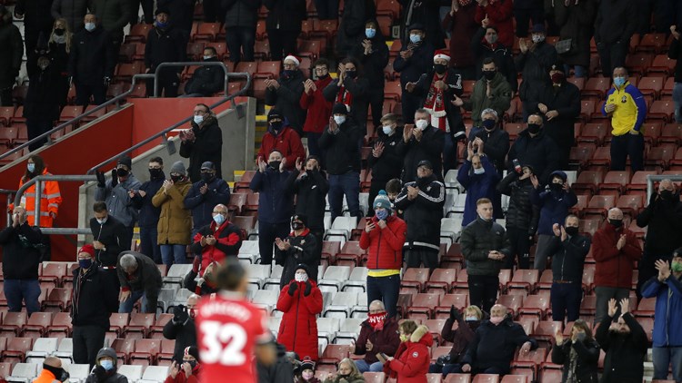 UP TO 10,000 FANS COULD RETURN TO STADIUMS BY MID-MAY IN ENGLAND